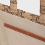 LARGE CABAS THAIS IN TEXTILE WITH TRIOMPHE CAMEL - Image 4